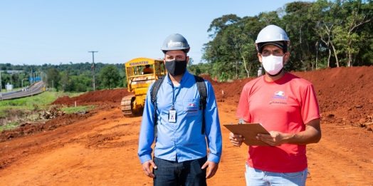 Avanço nas obras da Perimetral Leste, financiada por Itaipu, gera novos empregos