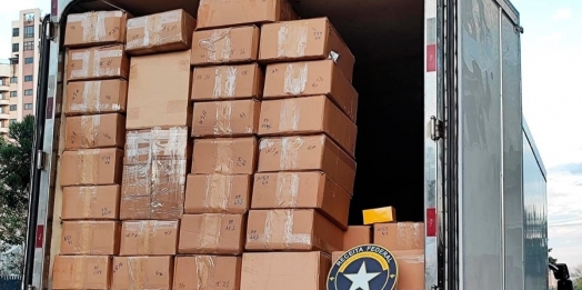 Balanço de mercadorias semestral da Alf Foz equivale a quase 45% das apreensões realizadas no PR e SC