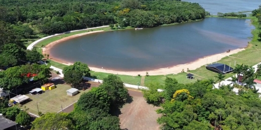 Balneário Terra das Águas em Santa Helena está próprio para banho, aponta boletim