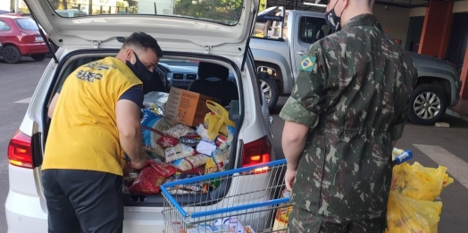 Blitz do Bem arrecada 6 toneladas de alimentos em Medianeira