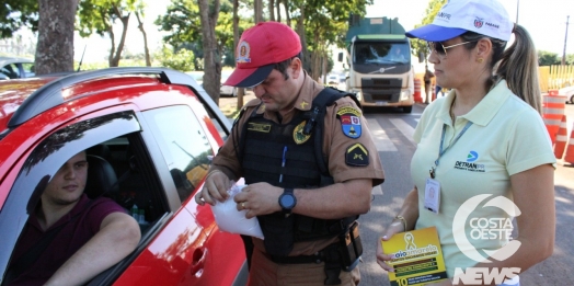 Blitz Educativa alusiva ao Maio Amarelo é realizada em Santa Helena