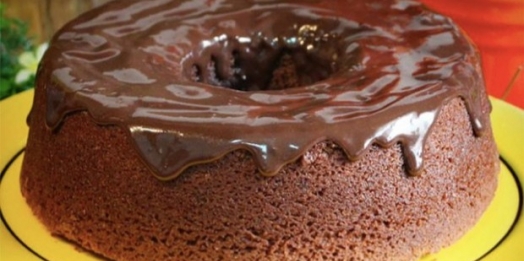 Bolo fofinho de chocolate