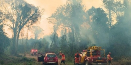 Bombeiros alertam para o perigo de queimadas em São Miguel do Iguaçu