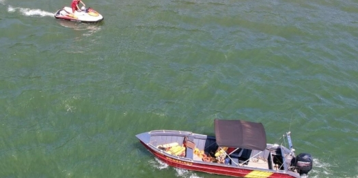 Bombeiros retomam buscas por desaparecido no lago em Missal