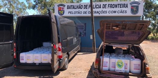 BPFron apreende agrotóxicos contrabandeados em Pato Bragado