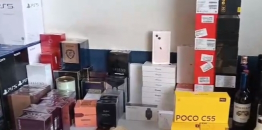 BPFron apreende carro com R$ 200 mil em mercadorias do Paraguai na PR-369