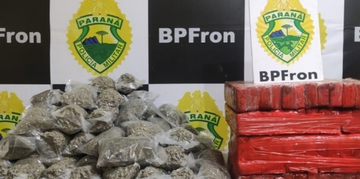 BPFRON apreende droga durante patrulhamento em Guaíra