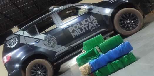 BPFRON apreende drogas em Guaíra