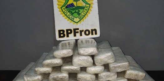 BPFRON apreende drogas em ônibus durante abordagem em São Miguel do Iguaçu