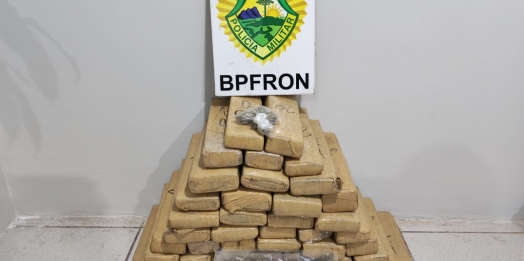 BPFRON apreende drogas em São Miguel do Iguaçu