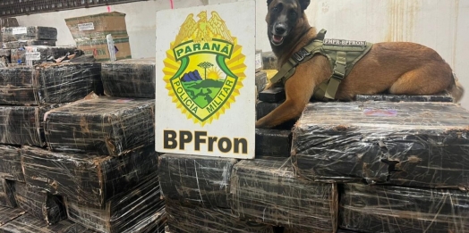 BPFRON apreende mais de uma tonelada de droga em Santa Helena