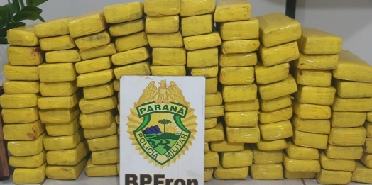 BPFRON apreende veículo carregado com maconha em Itaipulândia