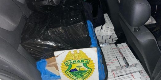 BPFRON apreende veículo carregado com mercadorias contrabandeadas em Medianeira