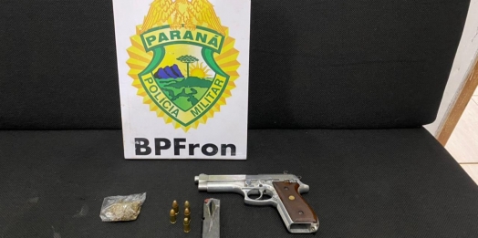 BPFron e BOPE apreendem em Santa Helena arma de fogo e detém quatro pessoas