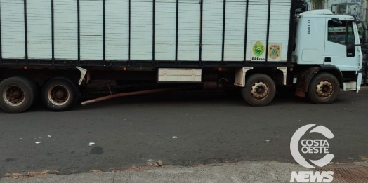 BPFRON e PF apreendem caminhão e embarcação carregados com cigarros e recuperam motocicleta furtada em Santa Helena