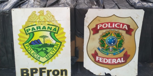BPFRON e PF apreendem cigarros contrabandeados em Santa Helena