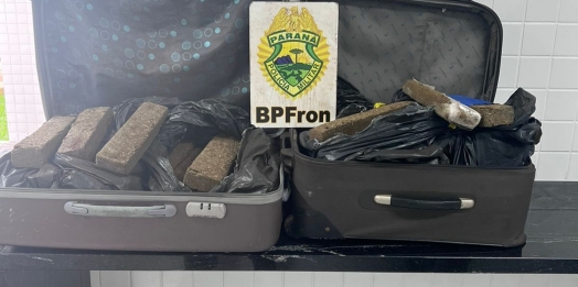 BPFRON e Polícia Federal apreendem 39,4 kg de drogas em Cascavel-PR