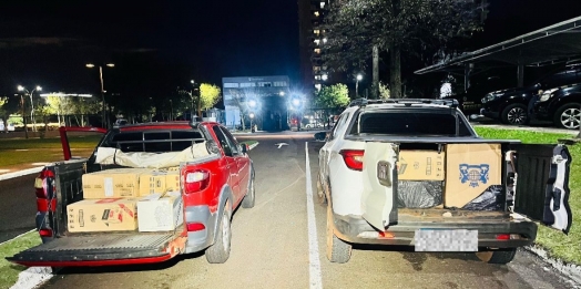 BPFRON, PF e  PC apreendem 440kg de maconha em porto clandestino em Foz do Iguaçu