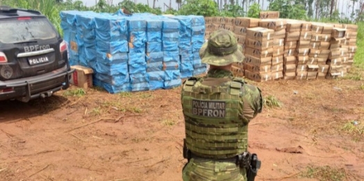 BPFron quadruplica apreensões de contrabando e tira de circulação 41 toneladas de drogas
