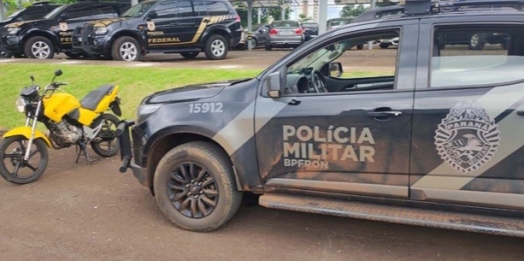BPRv apreende mercadoria oriunda do Paraguai em Santa Tereza do Oeste-PR