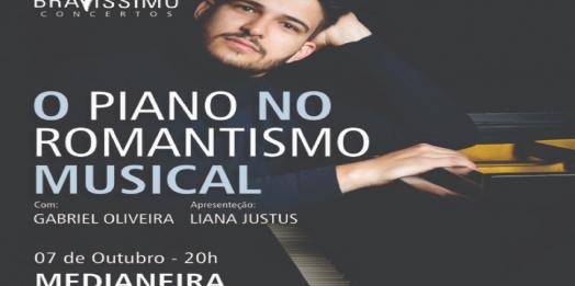 Bravíssimo traz para Medianeira o concerto O Piano no Romantismo Musical