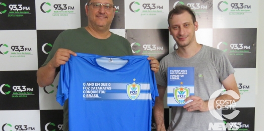Bruno Zanette divulga seu livro “O ano em que o Foz Cataratas conquistou o Brasil”