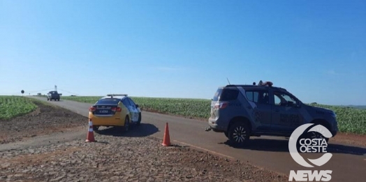 Caminhonete de santa-helenense usada em assalto à banco está carregada com explosivos