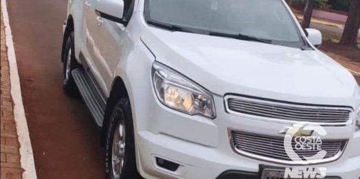 Camionete S-10 é furtada na prainha de Entre Rios do Oeste