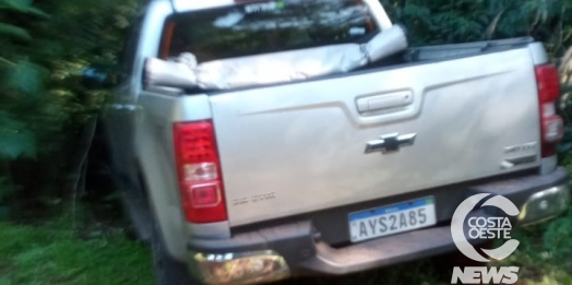 Camionete S-10 roubada em Missal é localizada em Matelândia