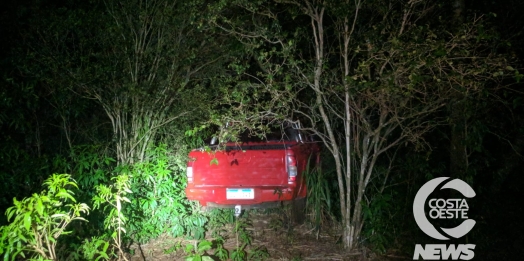 Camionete utilizada em assalto em Santa Helena é apreendida pela Polícia Militar