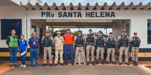 Campanha Maio Amarelo inicia em Santa Helena com blitz educativa