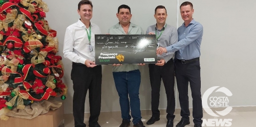 Campanha poupança premiada Sicredi faz mais um ganhador em São Miguel do Iguaçu