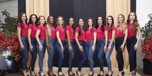 Candidatas a Miss Medianeira são apresentadas em Baile Popular