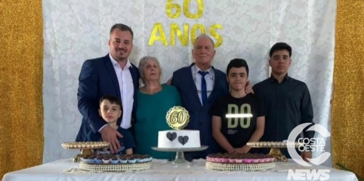 Casal de Medianeira celebra Bodas de Diamante