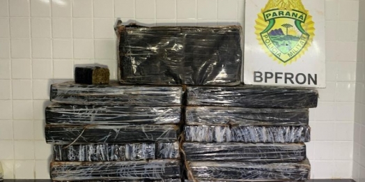 Casal é preso com mais de 130 kg de maconha carregada em Santa Helena