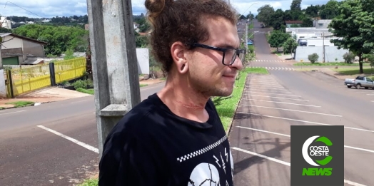 Ciclista de Medianeira conta como aconteceu acidente com fio solto