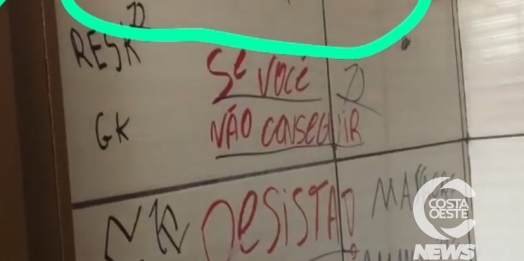 Alunos do Colégio Mondrone são surpreendidos com mensagem; direção tranquiliza pais e responsáveis