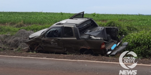 Colisão lateral deixa feridos entre Missal e Medianeira; um dos motorista se evadiu