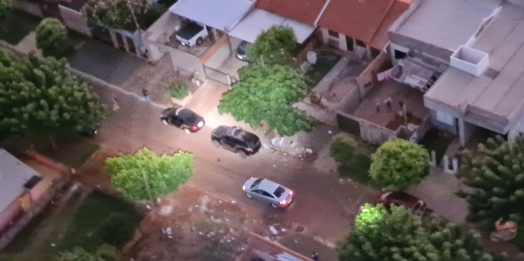 Com apoio de helicóptero, PF e BPFron prendem traficante em Marechal Rondon