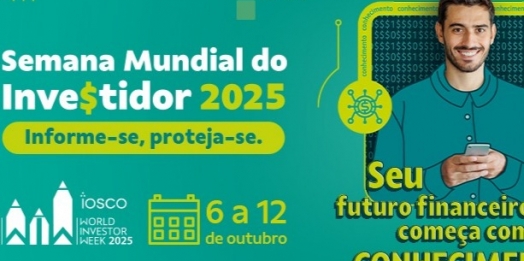 Com foco em educação financeira e segurança digital, Sicoob participa da Semana Mundial do Investidor 2025