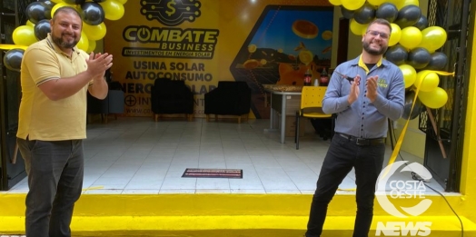 Combate Business inaugura escritório em Santa Helena e fará 10 sorteios de R$ 100,00