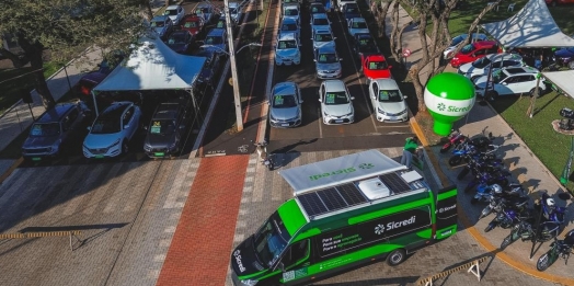 Começou nesta sexta-feira (22), o Mega Feirão de Veículos Sicredi Vanguarda, em Santa Helena