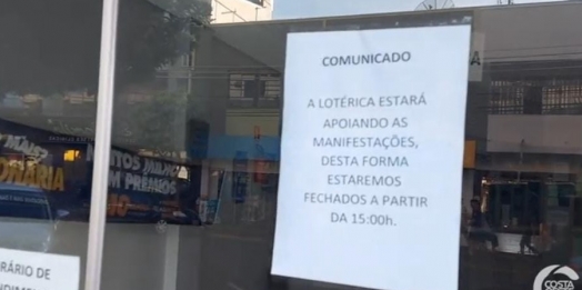 Comércio de São Miguel do Iguaçu fica parcialmente fechado na tarde desta segunda