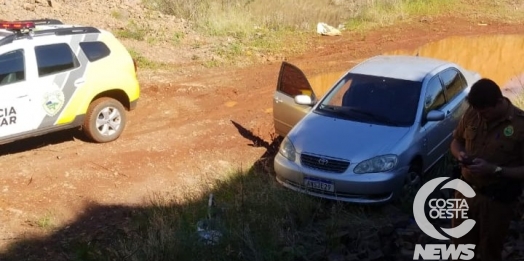 Corolla levado durante assalto em Vera Cruz do Oeste é recuperado em Céu Azul