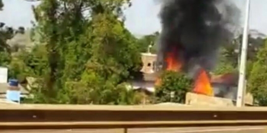 Corpo de Bombeiros age no combate a incêndio na região da Pedreira em Medianeira