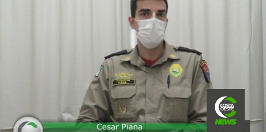 Corpo de Bombeiros de Santa Helena alerta para ocorrências de incêndios em períodos de colheitas