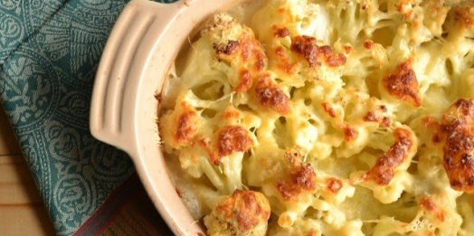 Couve-flor gratinada fácil