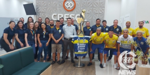 São Miguel do Iguaçu: Cresol Conexão promove confraternização com jogadores do Amarelinho