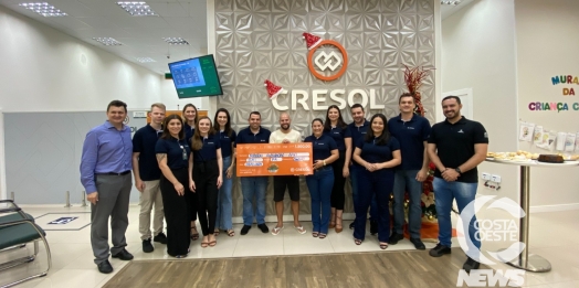 Cresol Conexão premia cooperado são-miguelense com R$ 1,5 mil