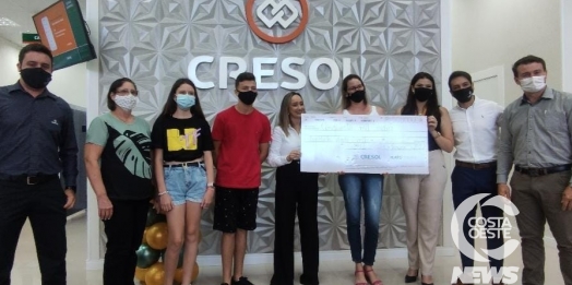 Cresol Costa Oeste celebra 12 anos e entrega prêmio de R$  50 mil para cooperado de São Miguel do Iguaçu